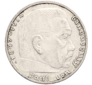 2 рейхсмарки 1937 года A Германия — Фото №2