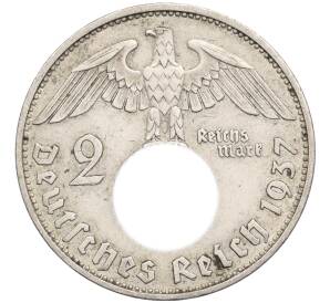 2 рейхсмарки 1937 года A Германия — Фото №1