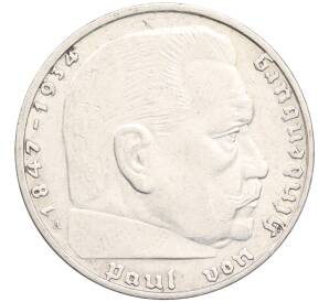 2 рейхсмарки 1937 года A Германия — Фото №2