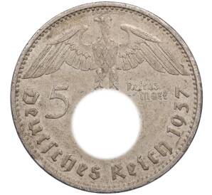 5 рейхсмарок 1937 года A Германия — Фото №1