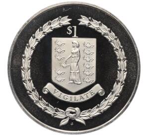 1 доллар 1992 года Британские Виргинские острова «500 лет открытию Америки» — Фото №1