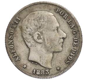 20 сентимо 1883 года Испанские Филиппины — Фото №2