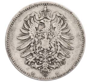 1 марка 1886 года D Германия — Фото №2