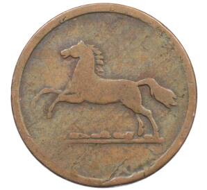 2 пфеннига 1855 года Брауншвейг — Фото №2