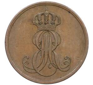 2 пфеннига 1851 года Ганновер — Фото №2