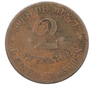 2 пфеннига 1847 года Саксен-Кобург-Гота — Фото №1