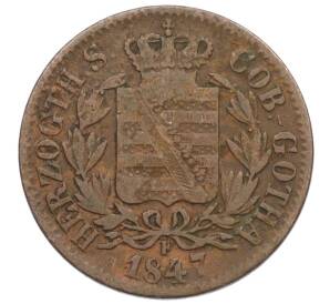 2 пфеннига 1847 года Саксен-Кобург-Гота — Фото №2