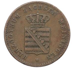 2 пфеннига 1867 года Саксен-Мейнинген — Фото №2