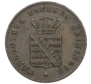 2 пфеннига 1869 года Саксен-Мейнинген — Фото №2