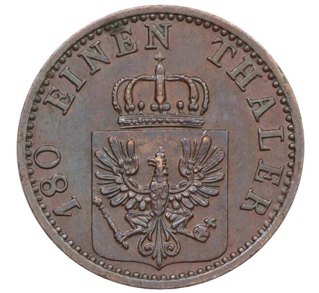 Монета 2 пфенига 1868 года B Пруссия (Артикул: K10-6281) — Фото №2