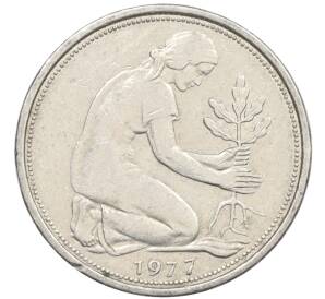 50 пфеннигов 1977 года J Западная Германия (ФРГ) — Фото №1