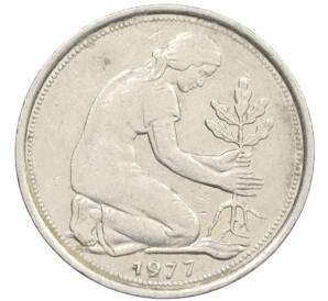 50 пфеннигов 1977 года J Западная Германия (ФРГ) — Фото №1
