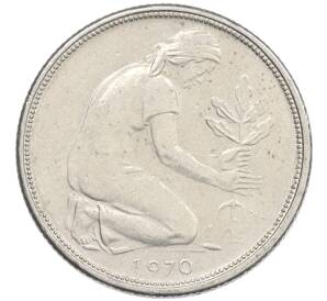 50 пфеннигов 1970 года G Западная Германия (ФРГ) — Фото №1