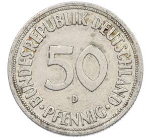 50 пфеннигов 1970 года D Западная Германия (ФРГ) — Фото №2