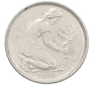 50 пфеннигов 1970 года D Западная Германия (ФРГ) — Фото №1