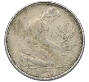 50 пфеннигов 1970 года F Западная Германия (ФРГ) — Фото №1