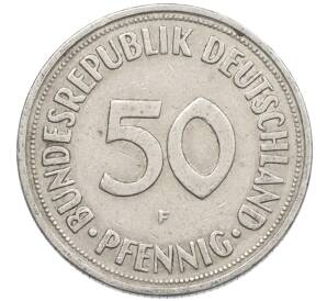 50 пфеннигов 1970 года F Западная Германия (ФРГ) — Фото №2