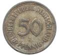 Монета 50 пфеннигов 1950 года J Западная Германия (ФРГ) (Артикул: K10-6635) — Фото №2