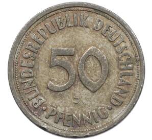 50 пфеннигов 1950 года J Западная Германия (ФРГ) — Фото №2