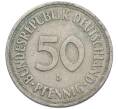 Монета 50 пфеннигов 1950 года D Западная Германия (ФРГ) (Артикул: K10-6636) — Фото №2