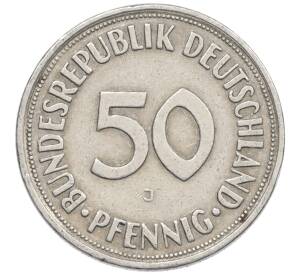 50 пфеннигов 1950 года J Западная Германия (ФРГ) — Фото №2