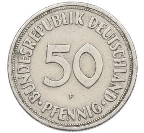 50 пфеннигов 1950 года F Западная Германия (ФРГ) — Фото №2