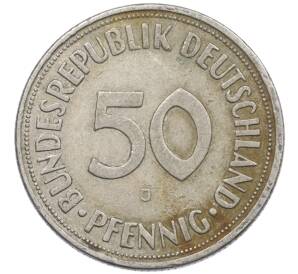 50 пфеннигов 1950 года J Западная Германия (ФРГ) — Фото №2