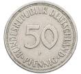 Монета 50 пфеннигов 1950 года F Западная Германия (ФРГ) (Артикул: K10-6643) — Фото №2