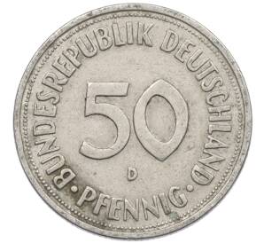 50 пфеннигов 1950 года D Западная Германия (ФРГ) — Фото №2