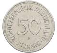 Монета 50 пфеннигов 1950 года D Западная Германия (ФРГ) (Артикул: K10-6648) — Фото №2