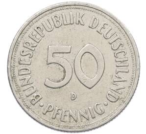 50 пфеннигов 1950 года D Западная Германия (ФРГ) — Фото №2