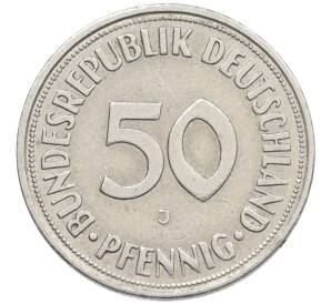 50 пфеннигов 1950 года J Западная Германия (ФРГ) — Фото №2