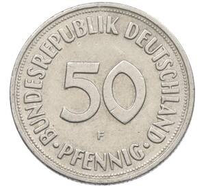 50 пфеннигов 1950 года F Западная Германия (ФРГ) — Фото №2