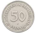 Монета 50 пфеннигов 1950 года F Западная Германия (ФРГ) (Артикул: K10-6656) — Фото №2