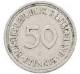Монета 50 пфеннигов 1950 года J Западная Германия (ФРГ) (Артикул: K10-6657) — Фото №2