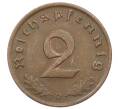 Монета 2 рейхспфеннига 1937 года D Германия (Артикул: K10-6293) — Фото №2
