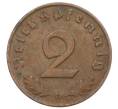 Монета 2 рейхспфеннига 1938 года D Германия (Артикул: K10-6296) — Фото №2