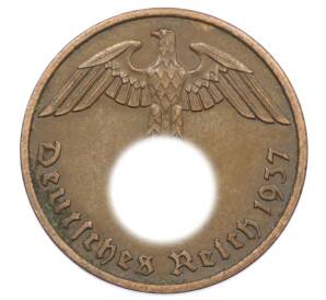 2 рейхспфеннига 1937 года F Германия — Фото №1