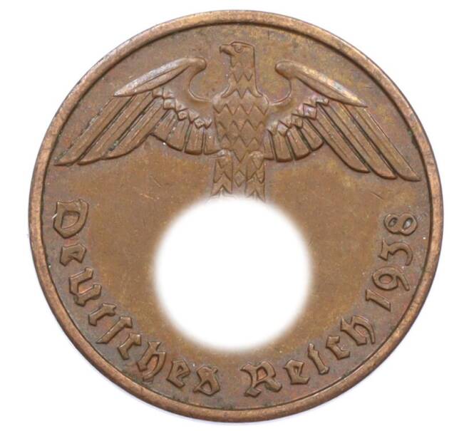 Монета 2 рейхспфеннига 1938 года A Германия (Артикул: K10-6301) — Фото №1