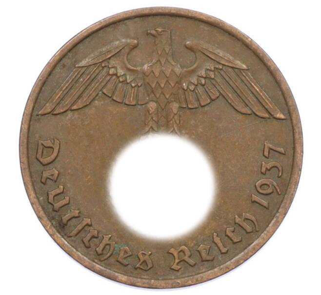 Монета 2 рейхспфеннига 1937 года D Германия (Артикул: K10-6303) — Фото №1