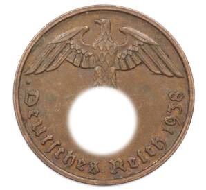 2 рейхспфеннига 1938 года G Германия — Фото №1