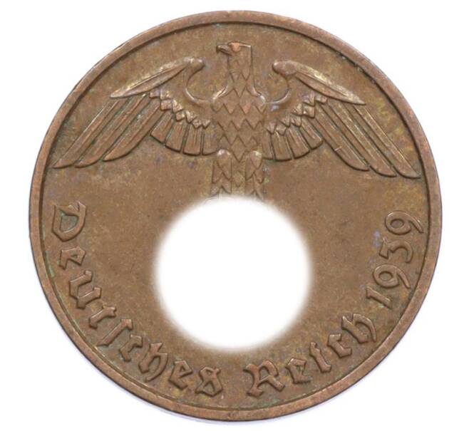 Монета 2 рейхспфеннига 1939 года E Германия (Артикул: K10-6308) — Фото №1