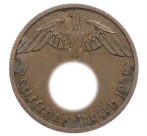 2 рейхспфеннига 1939 года B Германия — Фото №1