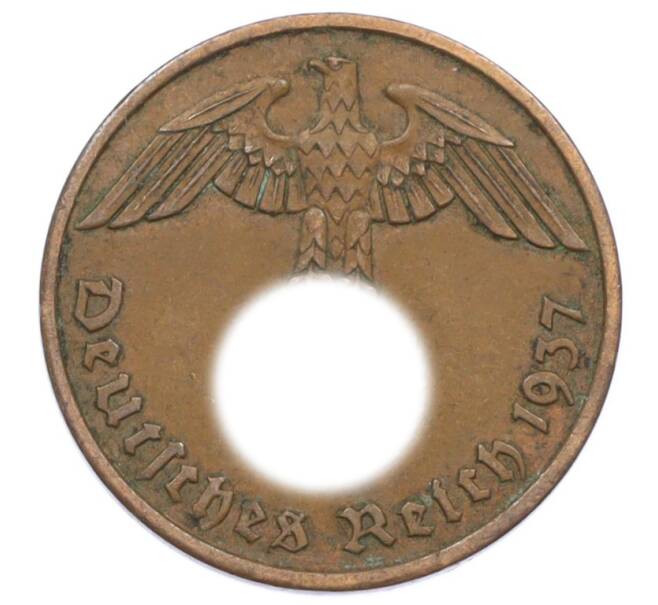 Монета 2 рейхспфеннига 1937 года A Германия (Артикул: K10-6310) — Фото №1