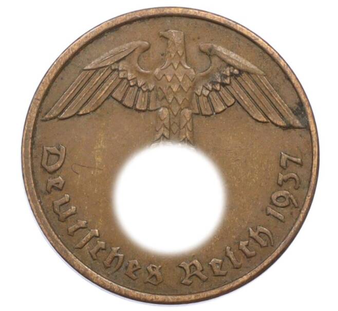 Монета 2 рейхспфеннига 1937 года A Германия (Артикул: K10-6313) — Фото №1