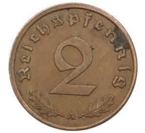 2 рейхспфеннига 1937 года A Германия — Фото №2