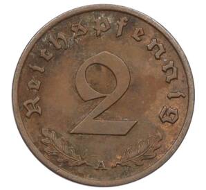 2 рейхспфеннига 1937 года A Германия — Фото №2