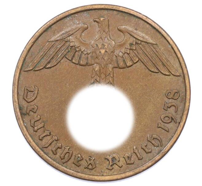 Монета 2 рейхспфеннига 1938 года A Германия (Артикул: K10-6319) — Фото №1