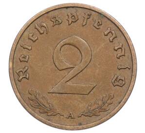 2 рейхспфеннига 1938 года A Германия — Фото №2