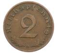Монета 2 рейхспфеннига 1937 года D Германия (Артикул: K10-6321) — Фото №2
